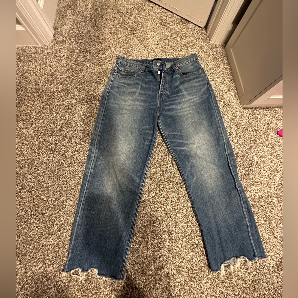 Lucky Brand Jeans 90s loose high rise crop